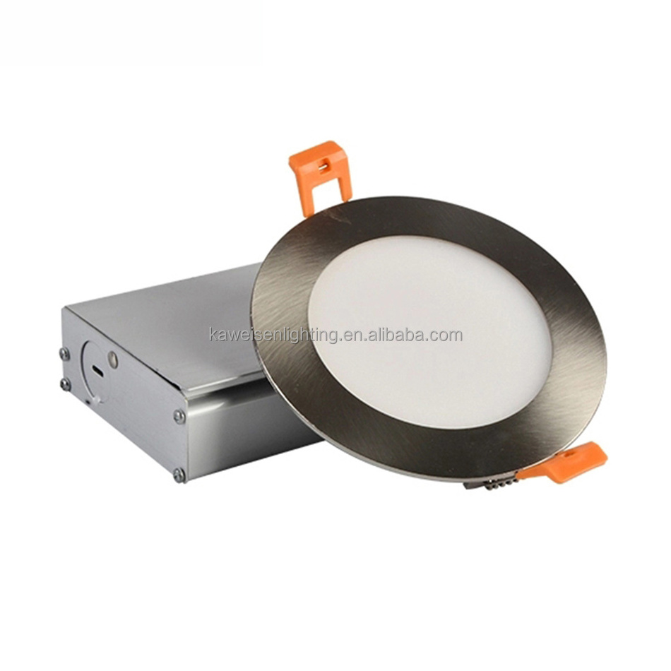 Hot Sales 9W 5CCT ETL Energy-star Flat Style LED Recessed Panel Light Downlight Round Shape 4