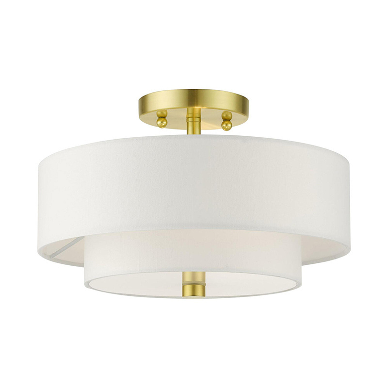 Modern Brass Round Ceiling Light Flush Mount Light Fixtures Home Decor Ceiling Lamp for Living Room Bedroom Hotel