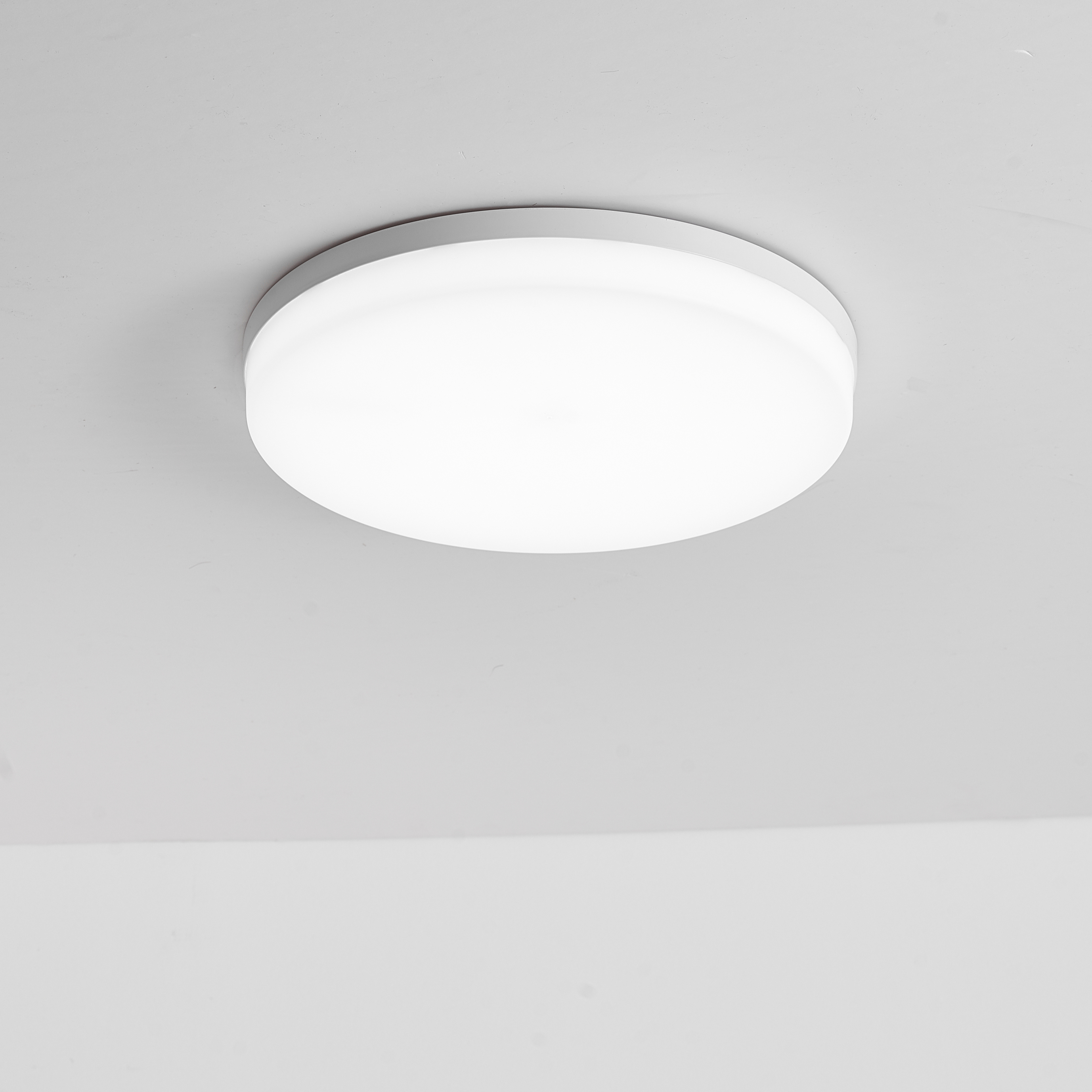 Round Semi Flush Mount Led Ceiling Light For Indoor Home Lighting Living Room Bedroom Hotel