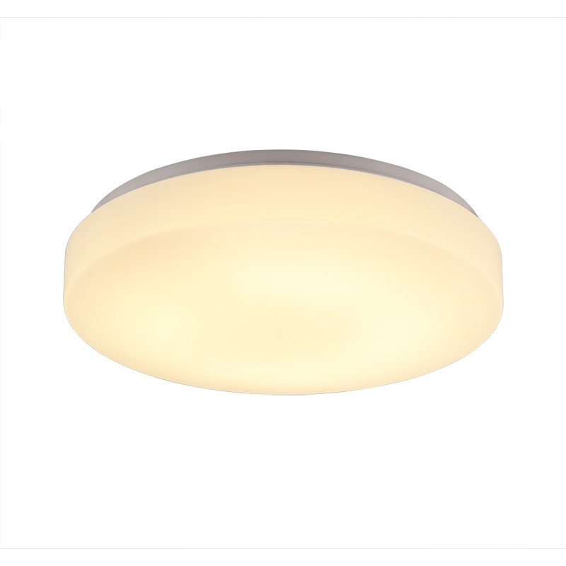 White Linen Modern Ceiling Decorative Lamparas Led De Techo Para Interior Flush Ceiling Lights