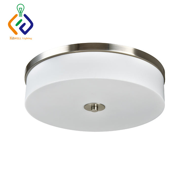 Lampara De Techo Semi Flush Mount LED Hotel Bedroom Modern Simple Style Ceiling Light North America Round Ceiling Lamp