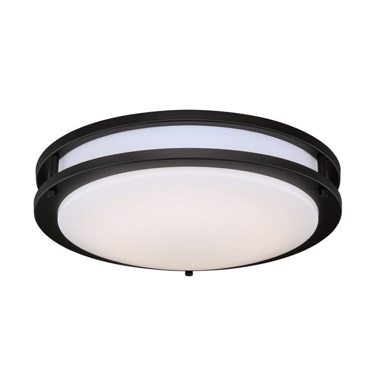 Factory Wholesale Hot Sale Hotel Home Led Round Acrylic Brushed Nickel Ceiling Lamp Hotel Lighting for Guest Room