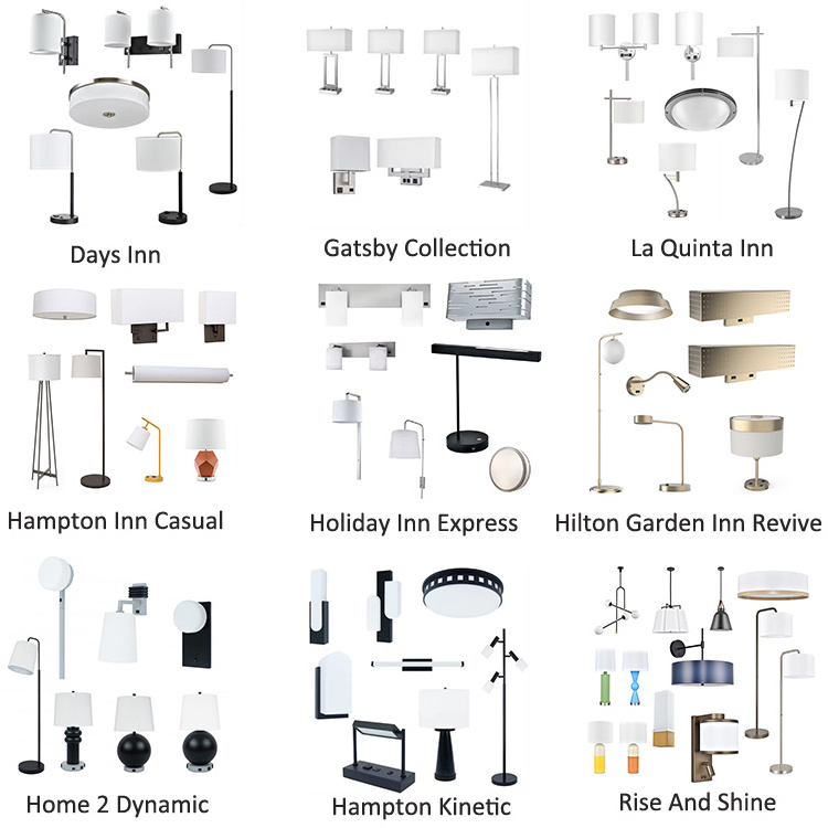 Desk Lamp Hotel Bedside Bedroom Living Room Bedside Bar Table Lamp With Power Outlet and USB Port