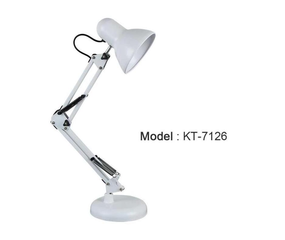 Factory Price Indoor Desk Lamp Adjustable E26 Reading Lights Bedside Black Modern Retro Table Lamp