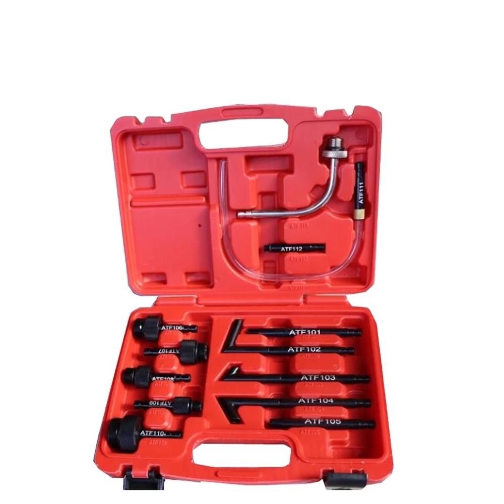 13Pcs Oil Filling Adaptor Set Kit CVT Transmission Service Adapter Transmission Oil Refilling Refill Tool