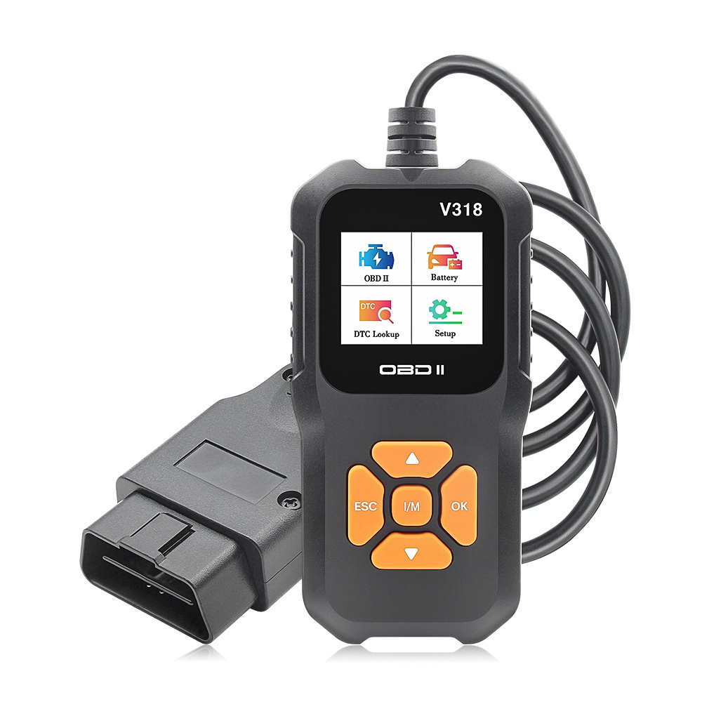 Mini OBD2 Scanner V318 Car Fault Code Reader Check Engine Light Clear Fault Code OBD2 Escaner Scanner Automotriz Diagnostic Tool