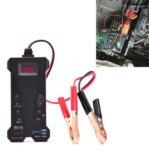 Hot Sale 220V LED Display Digital Battery Tester Auto Motorcycle Diagnostic Repair Tools Smart Car Voltmeter Alternator Analyzer