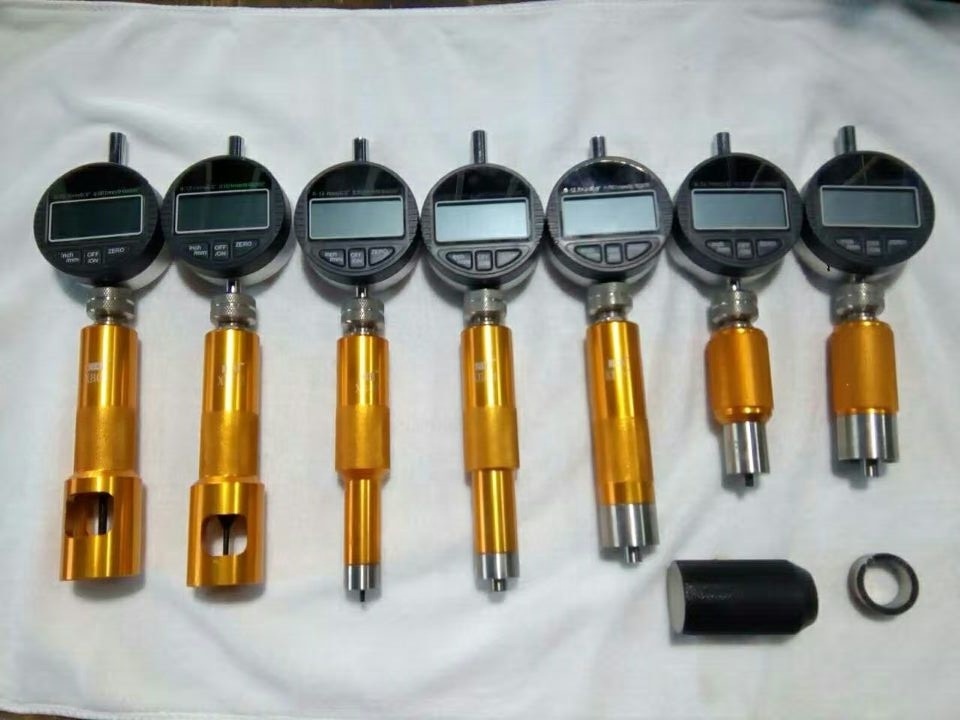 New!Upgrade Type Common Rail Injector Nozzle Valve Measuring Tool With 7PCS Micrometer Gauge, Common Rail Injector Repair Tool