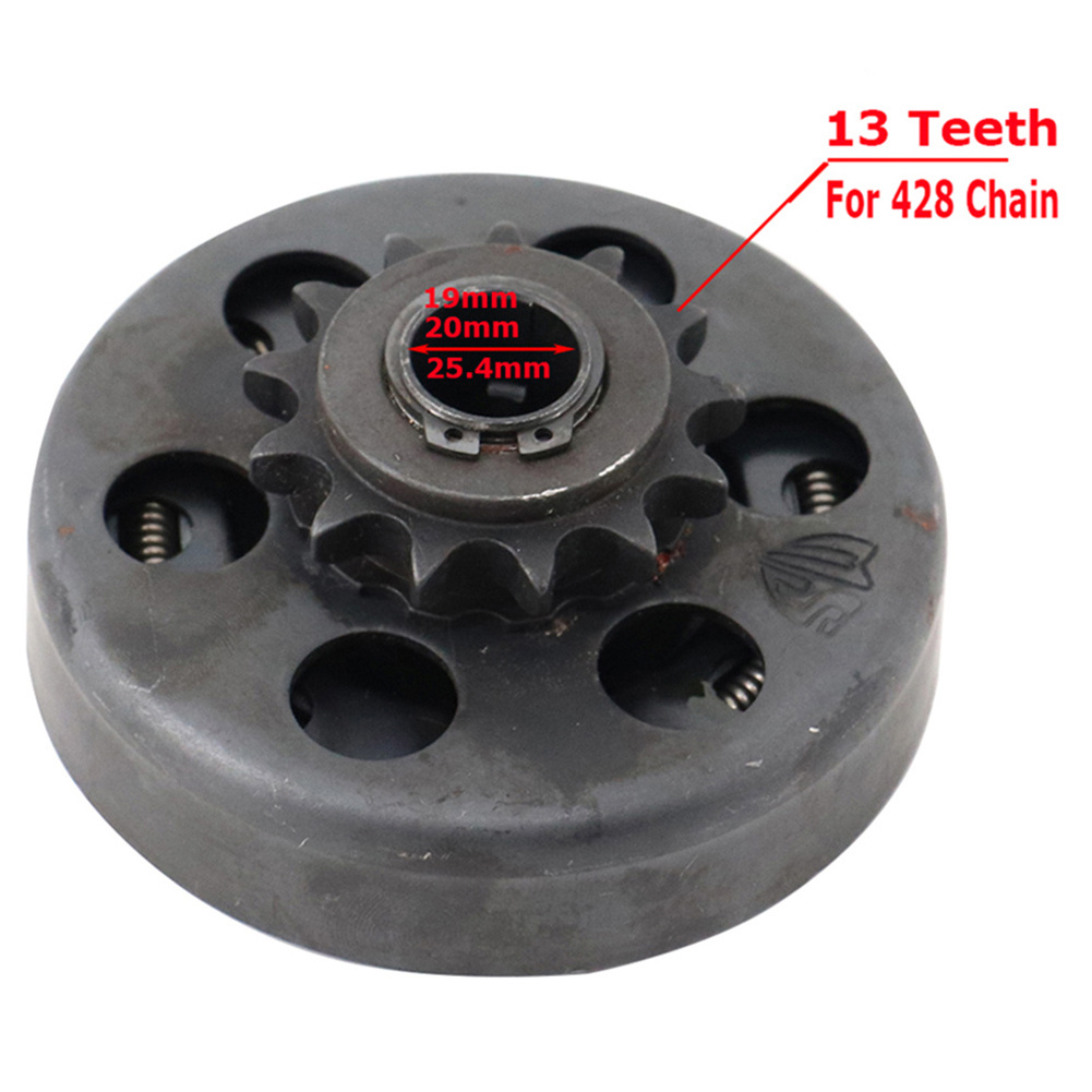 CENTRIFUGAL AUTO CLUTCH 19MM  TEETH CHAIN 428 For HONDA GX390 GX420 389CC 13HP 15HP GO KART SNOWBLOWER ATV