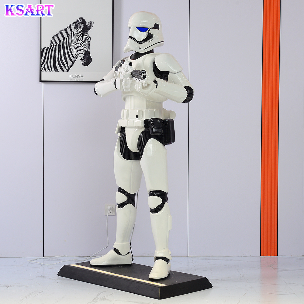 life size stormtrooper statue Stormtrooper star wars statue sculpture statue de stormtrooper de la vie