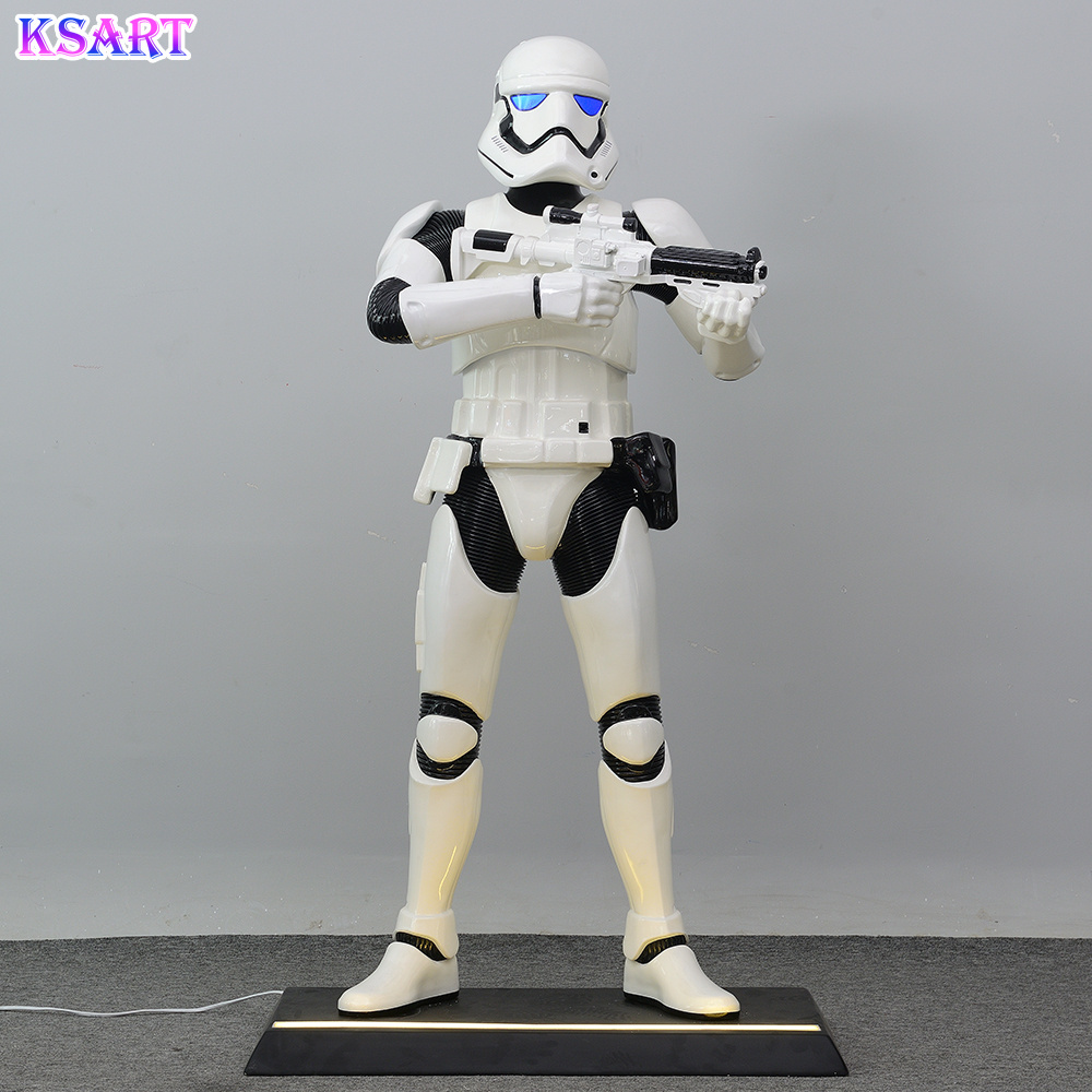 life size stormtrooper statue Stormtrooper star wars statue sculpture statue de stormtrooper de la vie