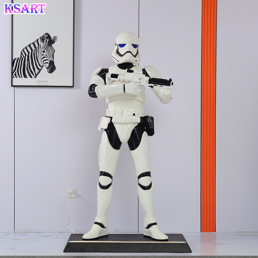 life size stormtrooper statue Stormtrooper star wars statue sculpture statue de stormtrooper de la vie