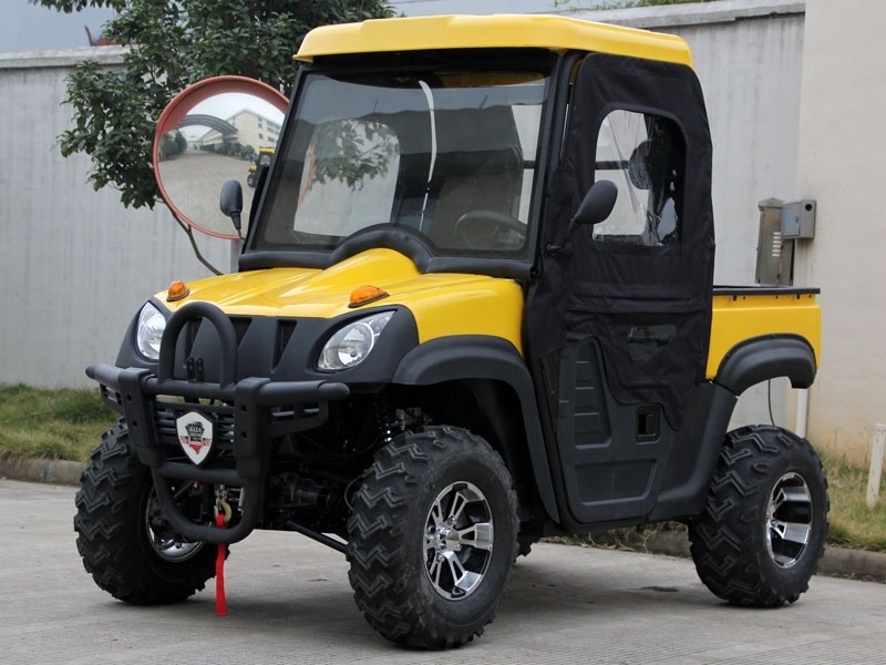 7.5KW/10KW Lithium Battery Gas Powered Utility Track Vehicle Electric UTV 4WD