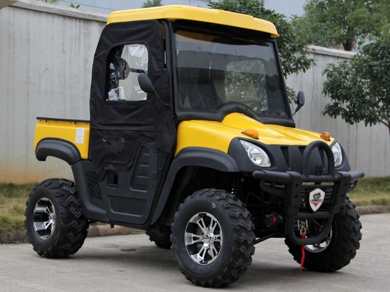 7.5KW/10KW Lithium Battery Gas Powered Utility Track Vehicle Electric UTV 4WD