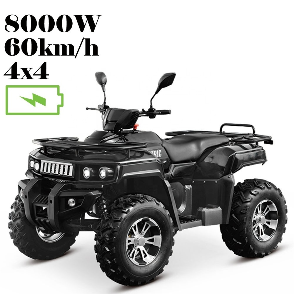 Newest Electric ATVs 4 wheel 8000W 4X4 Adults Electric ATV Quad