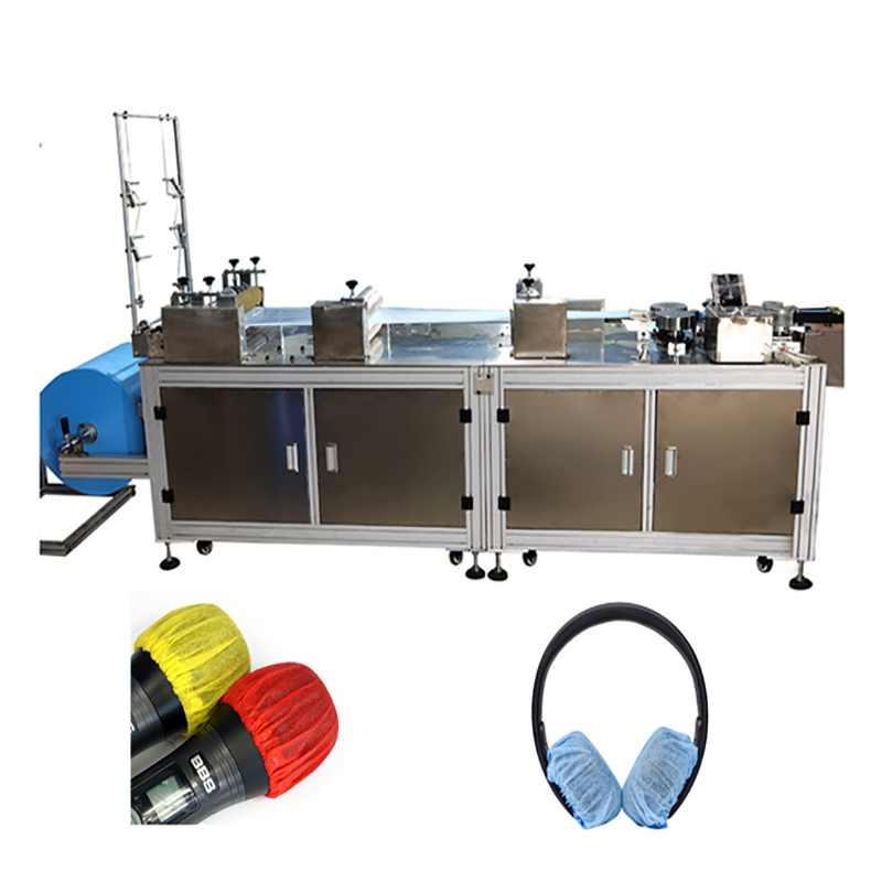 Disposable Non Woven headphone cover Microphone Cover Making Machine