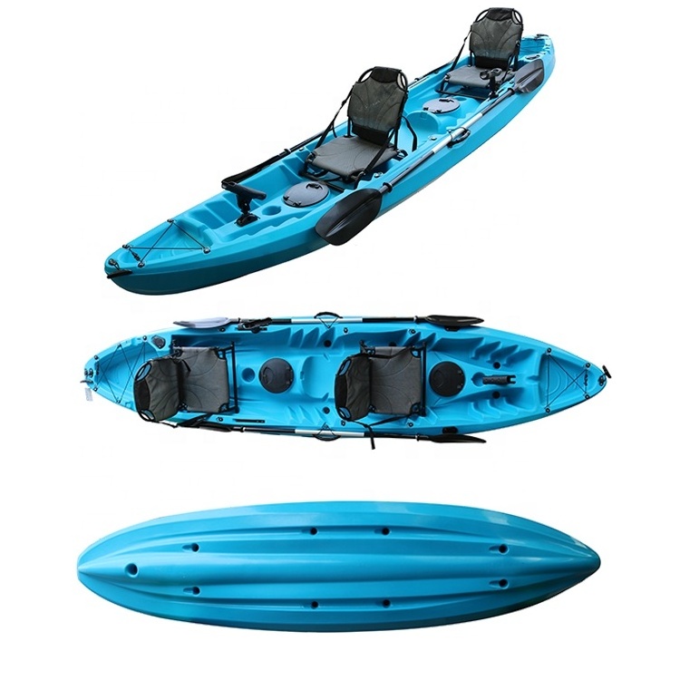 OEM Acceptance LLDPE or HDPE Lakes & Rivers Sit On Top Folding Fishing Kayak Boat