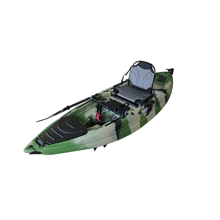 Professional No Inflatable Single Fishing Kayak Lldpe Fishing Boat Hard Small Plastic Rowing Boat