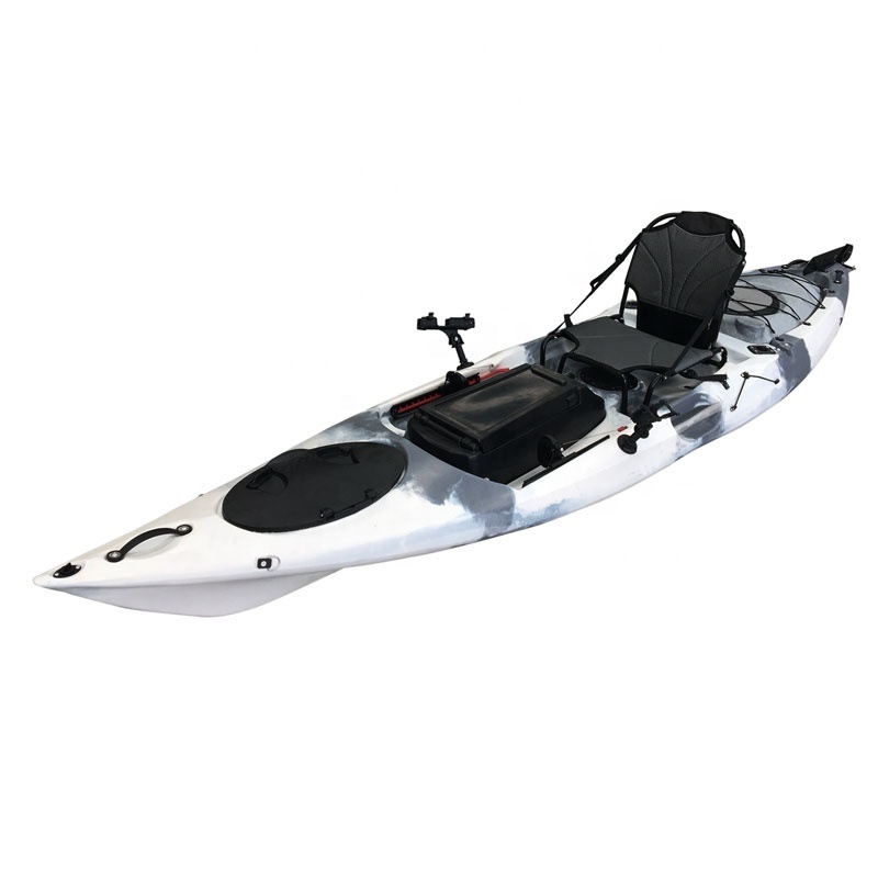 2022 Hot Competitive Price Canoe Sit On Top Fishing Motor Kayak With Electric Trolling Motorized Kayak