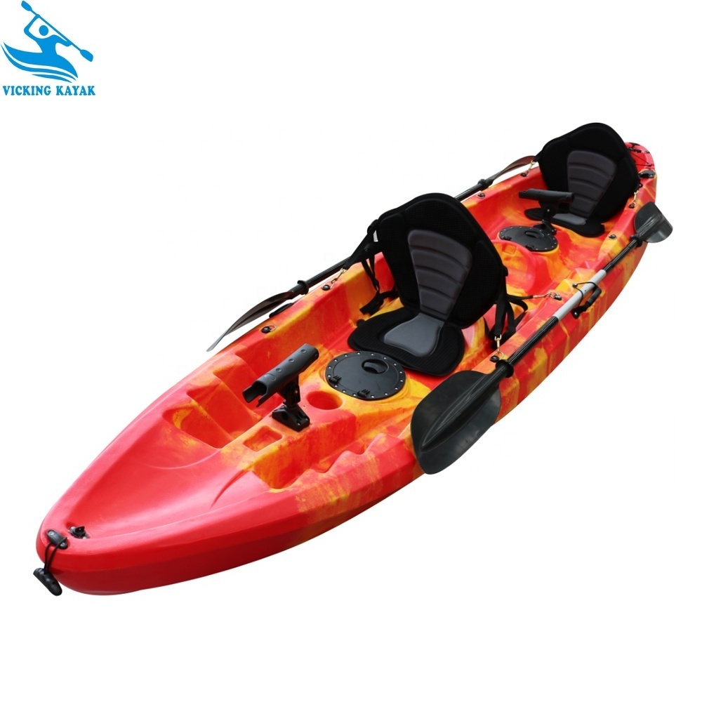 A Competitive Price 3 Person Sit On Top fishing family Kayak / canoe fishing hard plastic boat