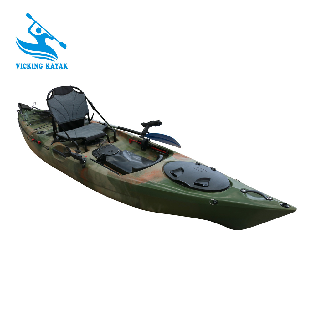 2022 Hot Competitive Price Canoe Sit On Top Fishing Motor Kayak With Electric Trolling Motorized Kayak