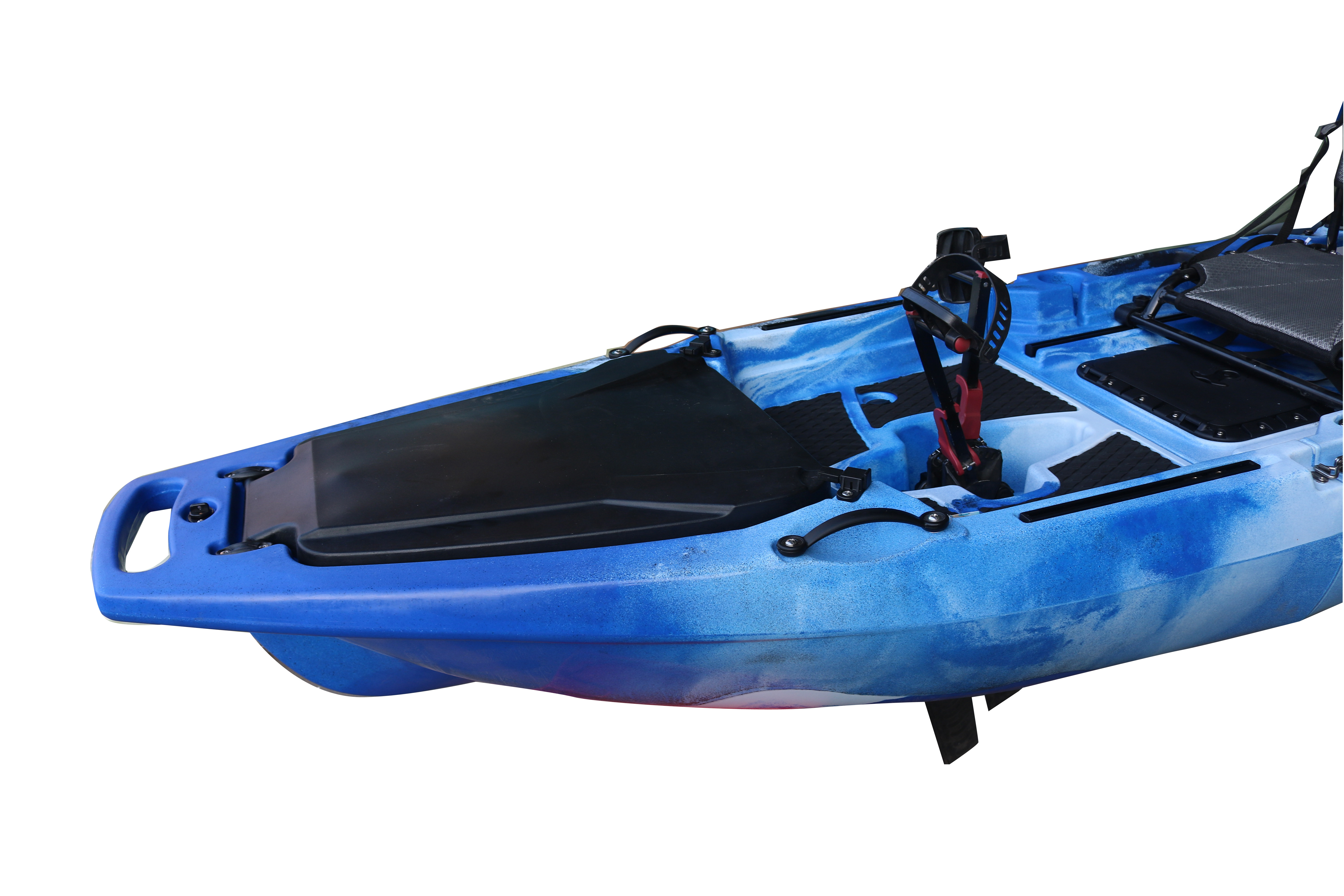 2023 Wholesale Vicking 14 FT Double Person Pedal Kayak New Product Fishing Three Detachable Electronic Motors HDPE Hull Material