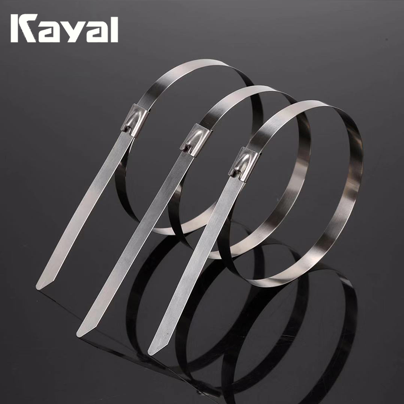 KAYAL eva coated stainless steel double loop cable tie made in China