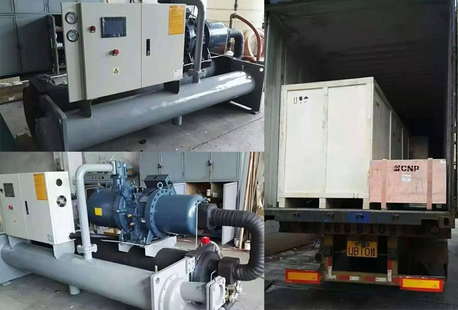 160kw air cooled type cooling chiller for blow molding machine in turkey 15hp water unit used bottle blowing dubai