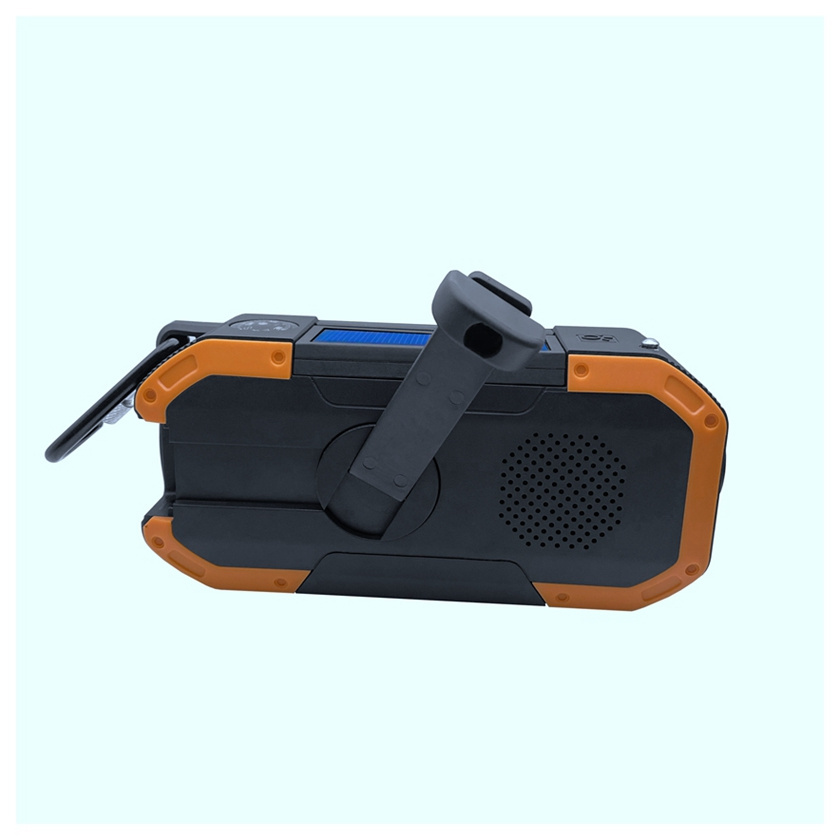 Solar radio multi Speakers Home And Outdoor waterproof Usb emergency Fm Radio With Hd Lcd Panel Custom Logo