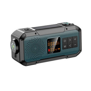 Christmas Gifts Emergency radio multi Speakers Am Fm Portable 2022 Android Wb Radio With Solar/Usb/Hand Crank