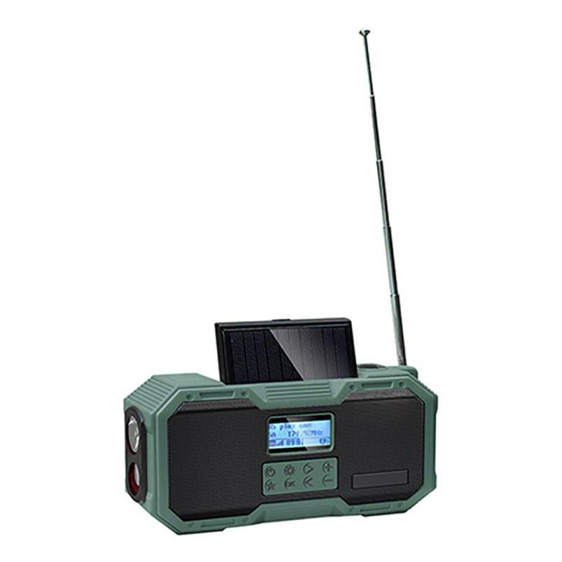 DAB NOAA AM FM Radio 2022 Trolley Battery charged Speaker Portable 12 Inch Electronic Gadgets Land Cruiser Smart Speakers