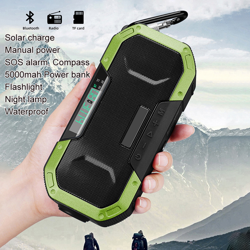 Am Fm radio Doble horn bt IQ stereo BT speaker waterproof Radios Kayinow With Px5 Waterproof Dust-Proof