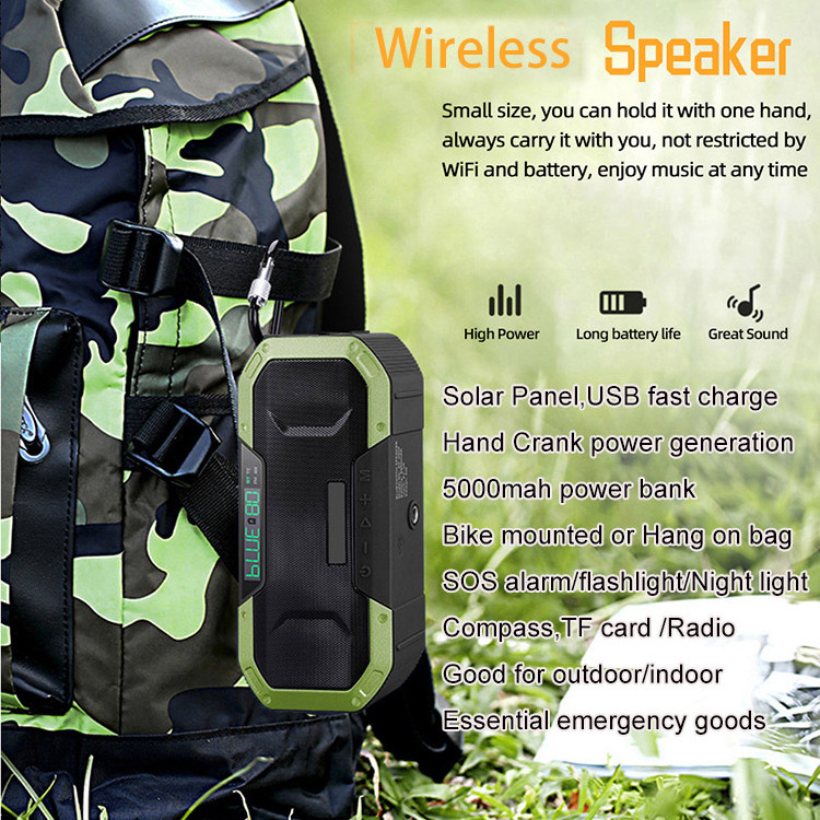 Emergency Radio emergency broadcast Multi Bt Speakers Home  waterproof Grand Vitara speaker solar Radio Am Fm