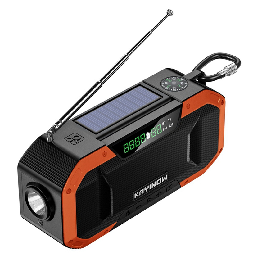 D580 Powerful Waterproof BT Speakers Two Way Sw  Digital am fm Radio As Christmas Gifts/Personal Gifts