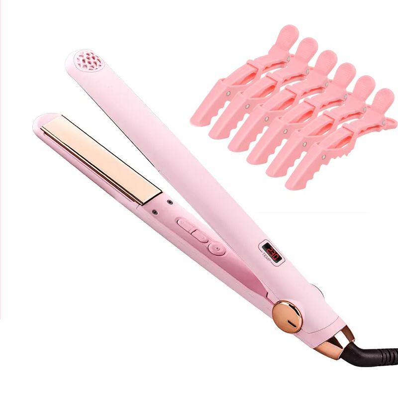 Hair Care hair straightener Styling Tools flat iron Magic LED display 2 in 1 hair straightener