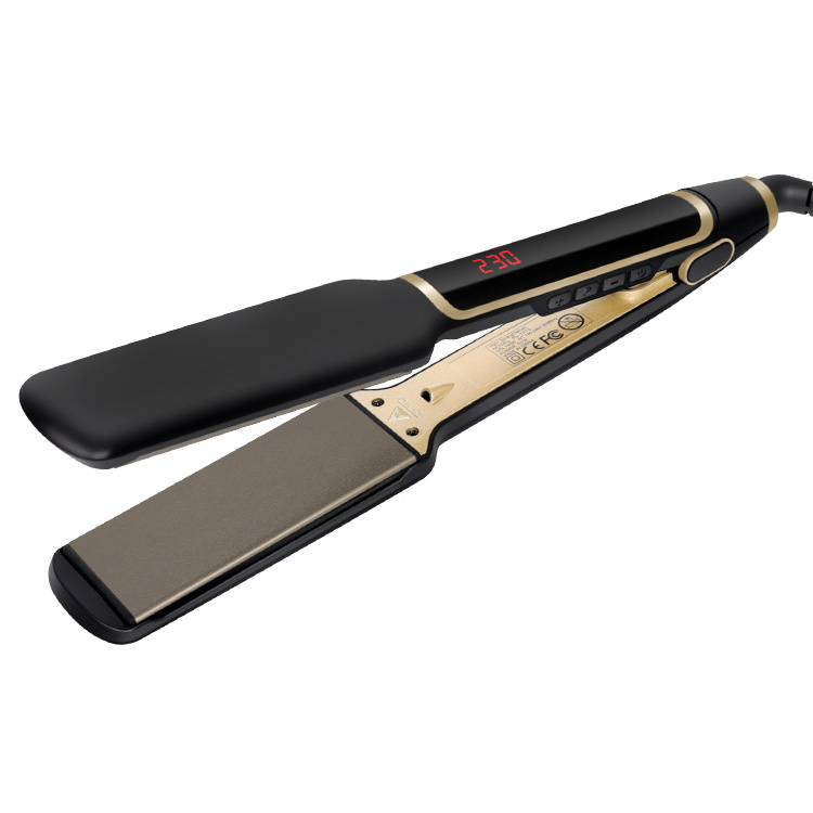 Pro Flat Iron with 1.75 Inch Wide Titanium Plates Hair Straightener