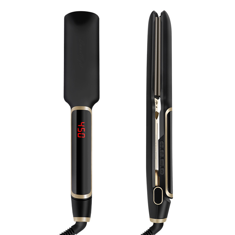 Pro Flat Iron with 1.75 Inch Wide Titanium Plates Hair Straightener