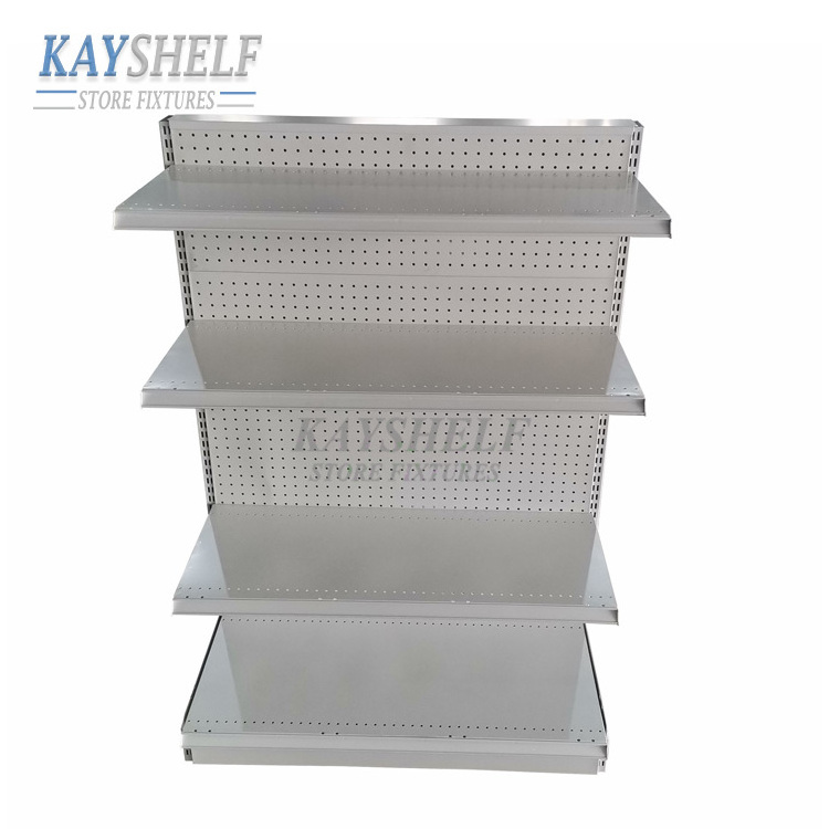 Supermarket shelves gondola shelving display racking retail store racks