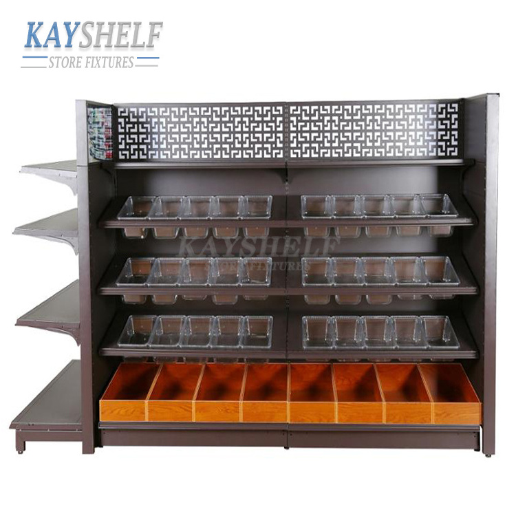 Kayshelf snack shelves convenience store candy display dry food supermarket racks