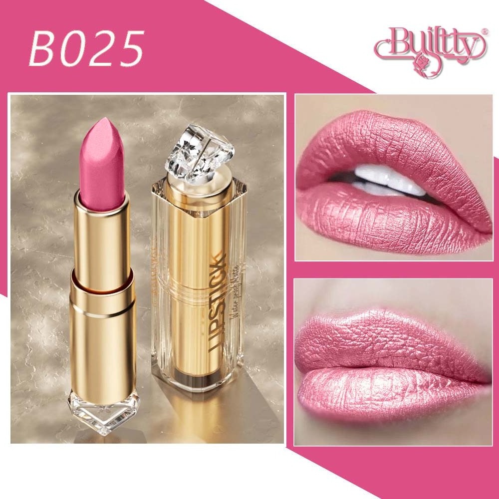 Custom Kawaii Cosmetic Lipstick Long-Lasting Matte to Glitter Waterproof Stick Makeup 3.5g Beauty Rebranding