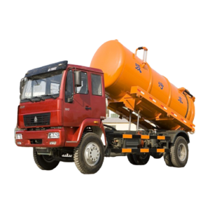 China Dongfeng vacuum sewage suction truck  5000liters septic tank sewer cleaning