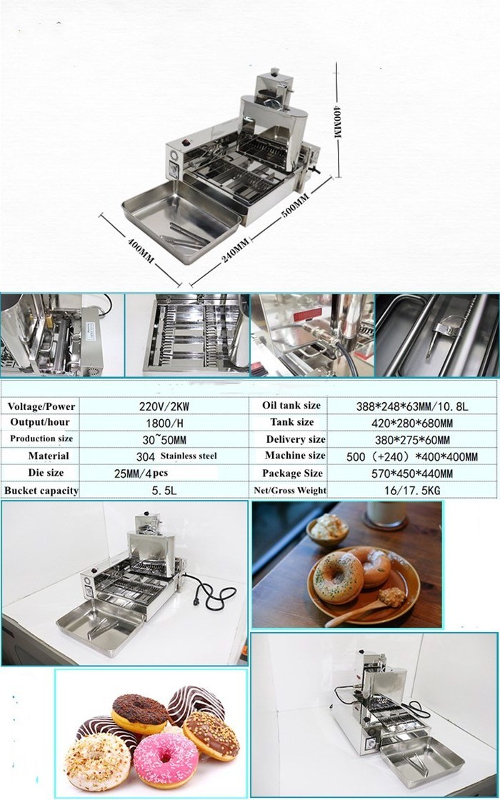 Electric Mini Automatic Donut maker Donut Machine for Sale