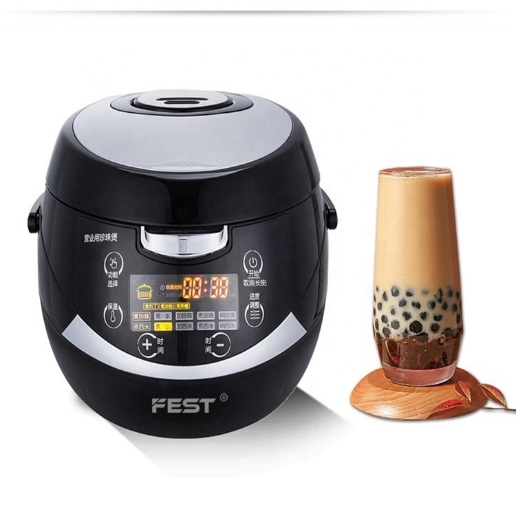 110v 220v 5L automatic Bubble tea cooker boil taro red bean pot boba cooking machine Tapioca pearl cooker