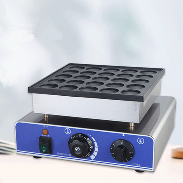 Commercial Snack Equipment 25 Holes Electric Muffins Machine Mini Pancake Waffle Maker Pancake Machine