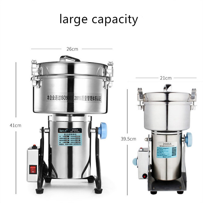 4.5kg Maize Mill Machine Coffee Grinder Small Rice Mil Machine Spice Grinding Machine For Kitchen