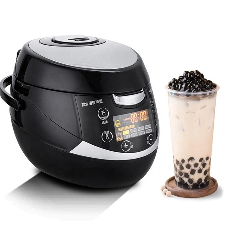 110v 220v 5L automatic Bubble tea cooker boil taro red bean pot boba cooking machine Tapioca pearl cooker