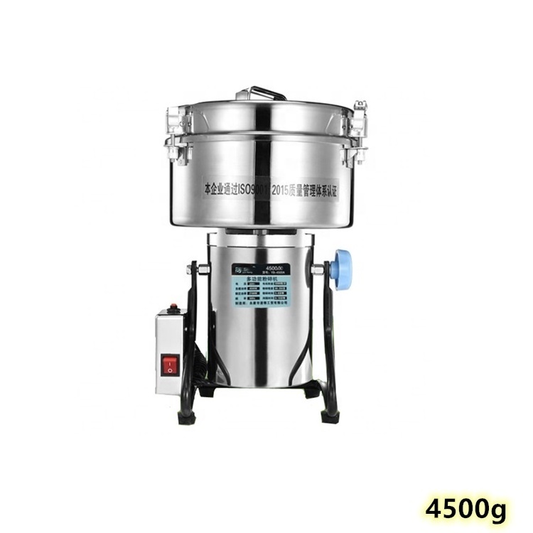 4500G Electric Grain Mill Spice Herb Grinder Pulverizer super fine powder machine