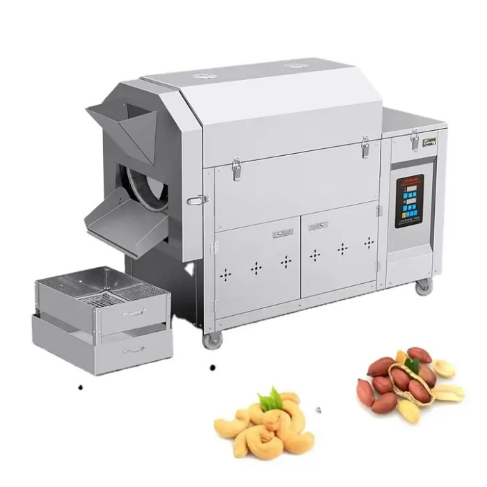 Portable cashew sweet corn roaster peanut roasting machine