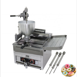 Top Selling Ring Style Semi-Automatic Gas Mochi Donut Making Machine Mini Donut Ball Fryer Maker Machine