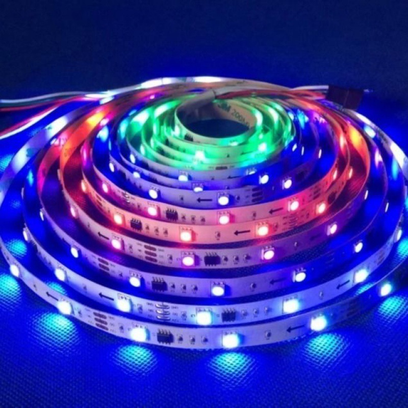 Energy Saving 10 Meters Commercial 12v Smd 5050 Flexible Rgb Waterpoof Ip54 Magic Color Ceiling Led Strip Light